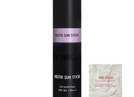 SKINHOLIC  NUTRI SUNSTICK 12g with  THE GOLD MASK 1 sheet gift