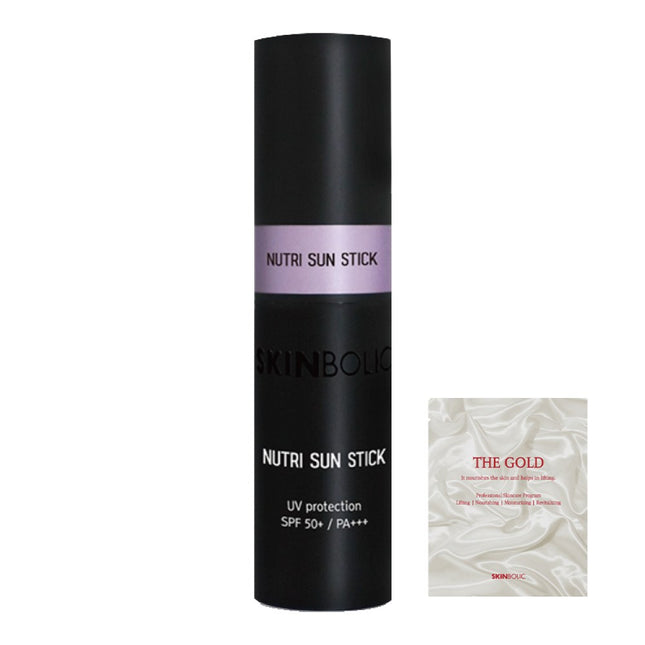 SKINHOLIC  NUTRI SUNSTICK 12g with  THE GOLD MASK 1 sheet gift