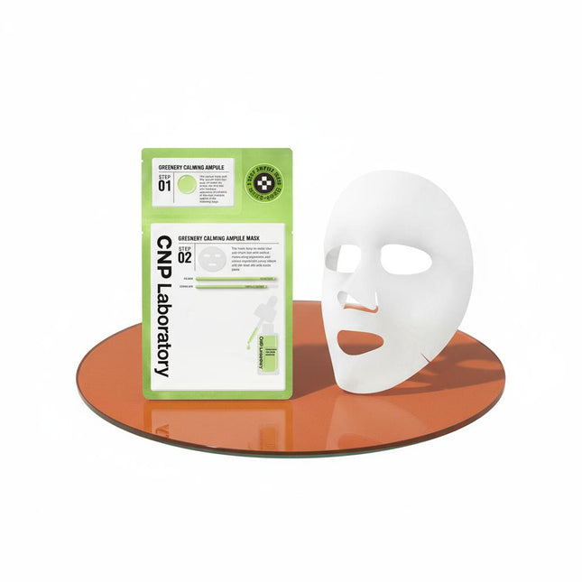 CNP LABORATORY Greenery Calming Ampoule Mask 1ea Soothing  Hydration