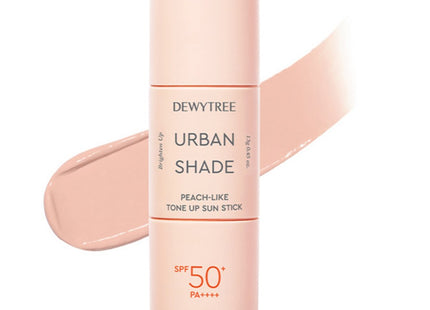 DEWYTREE  Urban Shade Peach Like Tone-Up Sun Stick SPF50+ PA++++, 13g, 1 Count
