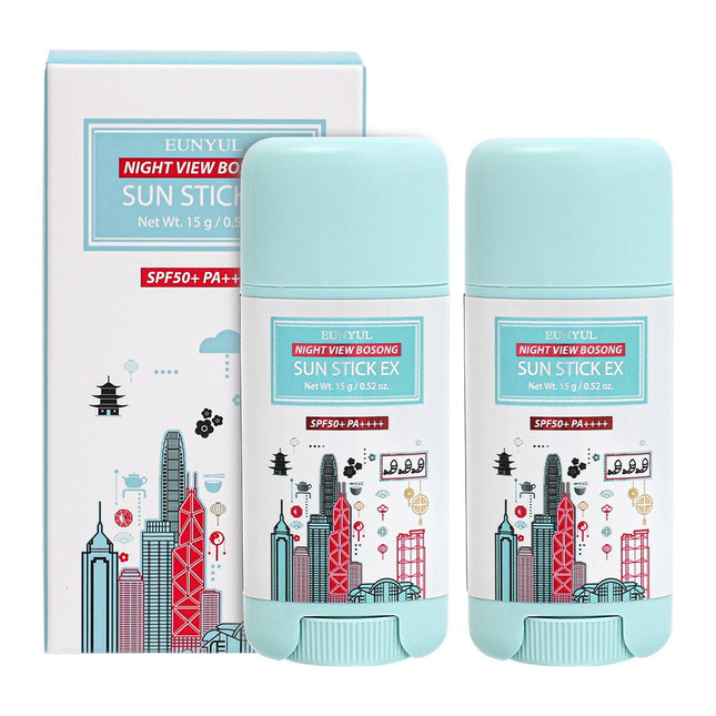 EUNYUL  Night View Bo Ssong Sun Stick EX SPF50+ PA++++, 15g, 2 Count