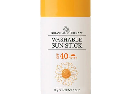 BOTANICAL THERAPY Botanical Therapy Washable Sunstick SPF40 PA+++, 18g, 1 count