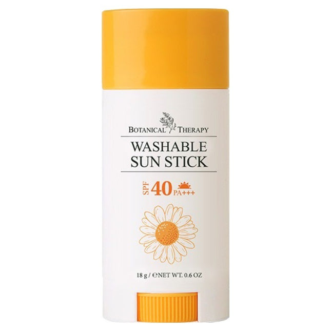 BOTANICAL THERAPY Botanical Therapy Washable Sunstick SPF40 PA+++, 18g, 1 count