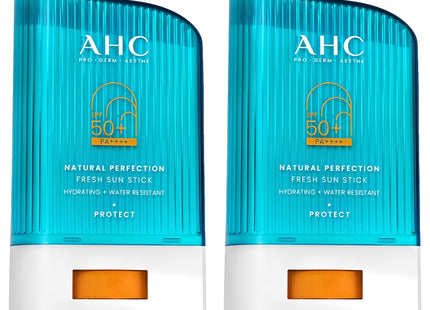 AHC  Natural Perfection Fresh Sun Stick SPF50+ PA++++, 22g, 2 count