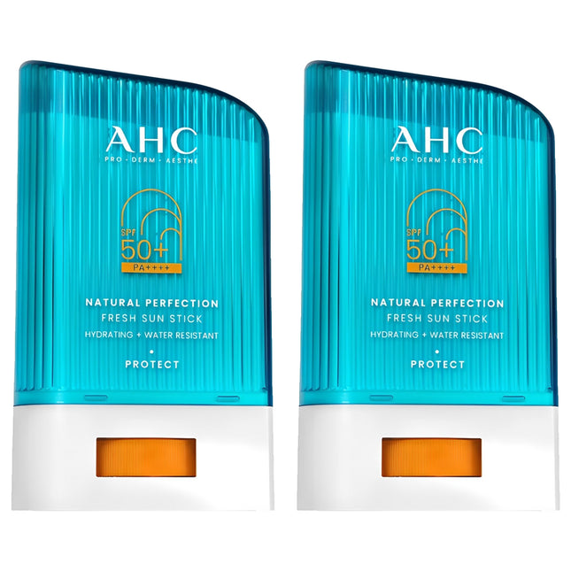 AHC  Natural Perfection Fresh Sun Stick SPF50+ PA++++, 22g, 2 count