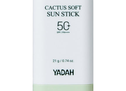 YADAH  Soothing Cooler Cactus Soft Sun Stick SPF50+ PA++++, 21g, 1 Count