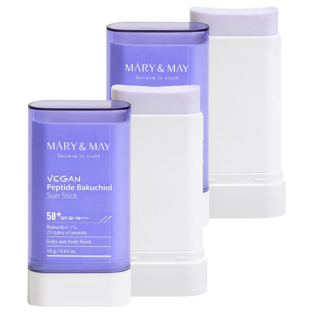 MARIENMAY  Peptide Bakuchiol Sunstick SPF50+ PA++++, 2 count