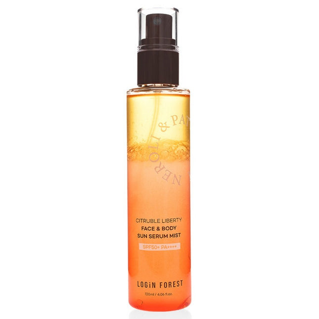 CITRUSBLE  Liberty Nourishing Moisturizing Oil Sun Serum Mist (SPF+ PA++++ Whitening Wrinkle Improvement Soothing Calming Pleasant Scent Face Body Sun Spray) 120ml, 1 Piece