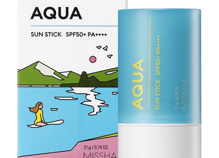 MISSHA  ALL AROUND SAFE BLOCK AQUA SUNSTICK WATERPROOF SPF50+ PA++++, 21g, 1ea