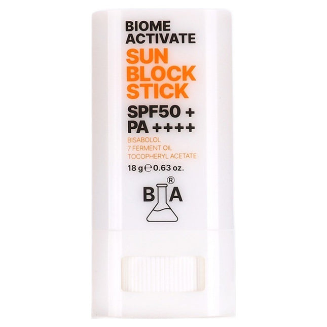 BIOME ACTIVATE  Sunblock Stick SPF50+ PA++++, 18g, 1 count