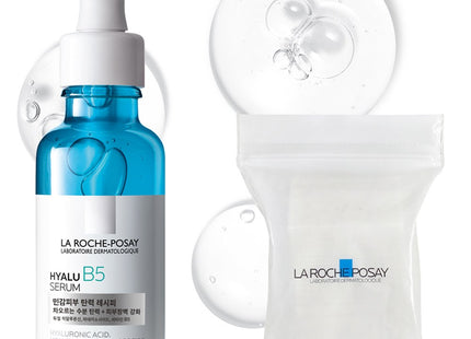 LA ROCHE-POSAY La Roche-Posay Hyalu B5 Serum + Vegan Cotton Pads Set, 30ml, 1 Count
