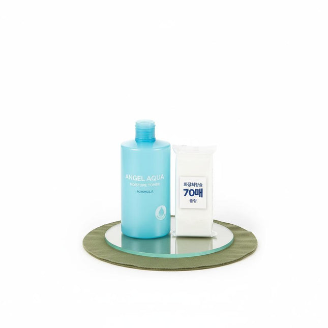 BEYOND Angel Aqua Moisture Soothing Toner 500ml + 70 Cotton Pads