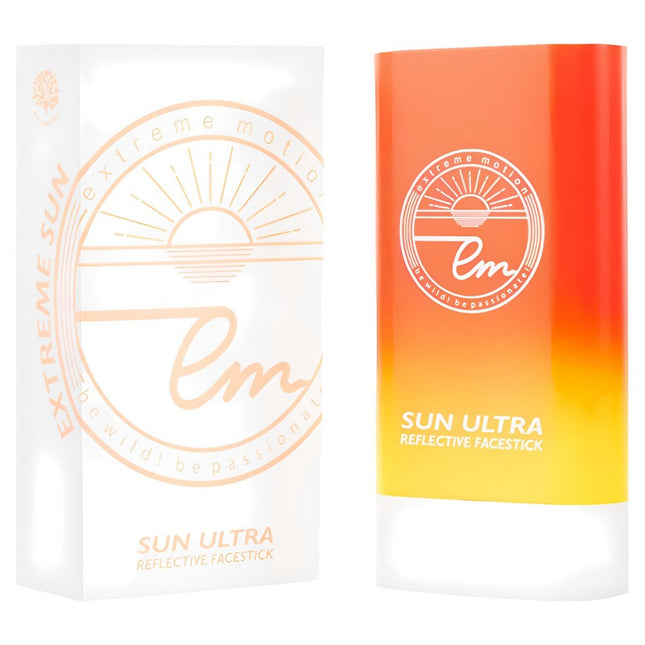 EXTREME MOTION  Stick Foundation Waterproof Mineral Sunscreen Water Play Water Sports Tone-up Sun Cream BB Sun Stick Surfing Sun Stick SPF50+ PA++++, Bright Beige (19), 22g, 1 Pack