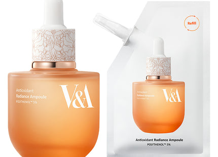 V&A BEAUTY  Antioxidant Radiance Planning Ampoule 50ml + Refill 50ml Set, 1 Set