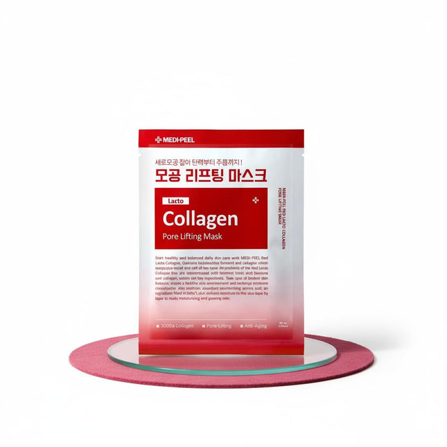 MEDI-PEEL Red Lacto Collagen Pore Lifting Mask 10ea