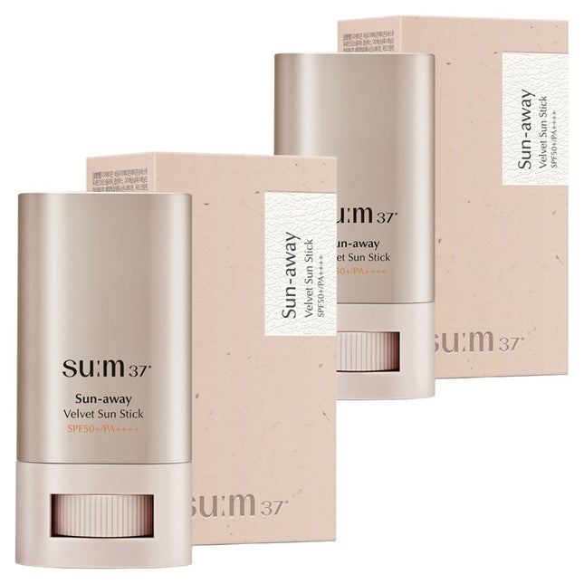 SU:M37O  Sun Away Velvet Sunstick SPF50+ PA++++, 18g, 2 Count