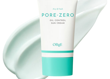 OBJE  Pore Zero Oil Control Sun Cream SPF50+ PA++++, 50ml, 1 Pack
