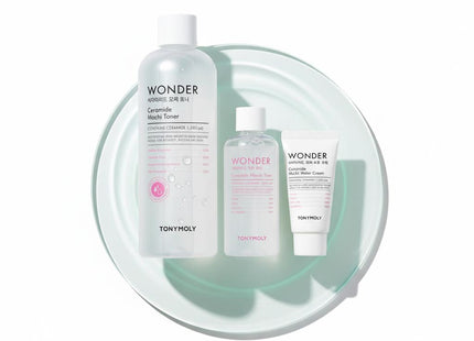 TONYMOLY Wonder Ceramide Mochi Toner 500ml Set +100ml + Cream 30ml