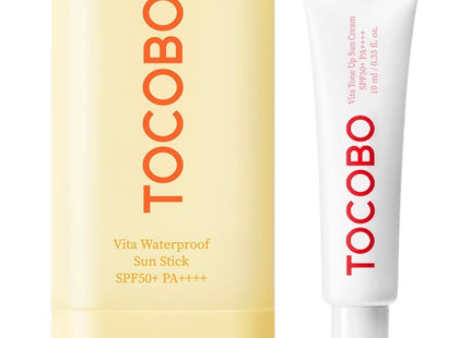 TOROCOBO  Vita Waterproof Sun Stick 18g + Vita Tone-Up Sun Cream 10ml Set, 1 Set