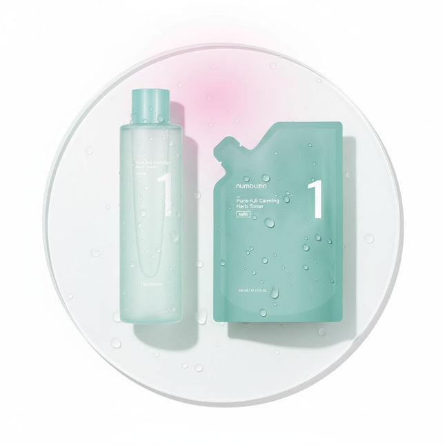 NUMBERS IN NUMBERS IN No1 True Clarity Soothing Toner 300ml Refill Special Set +300ml Bonus