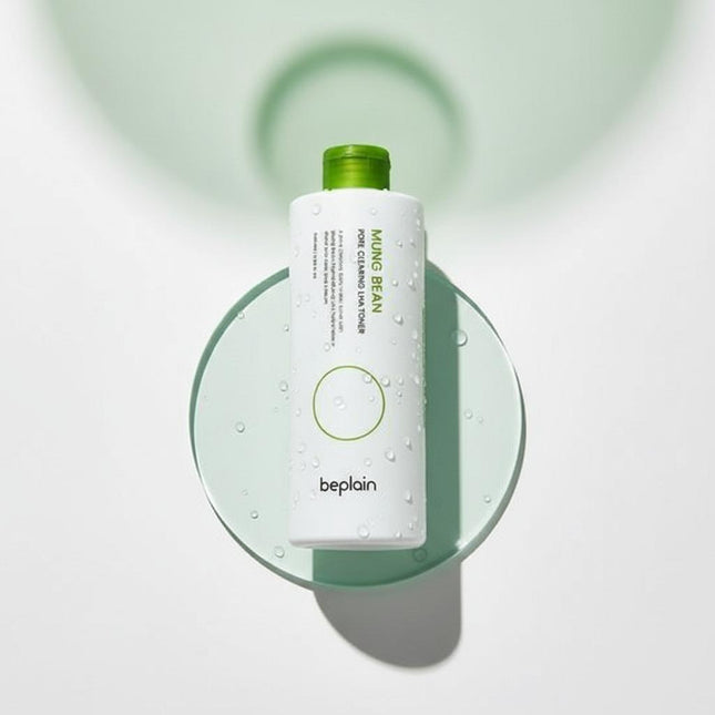 BE PLAIN Mung Bean Pore Clearing AHA BHA PHA Toner 265ml