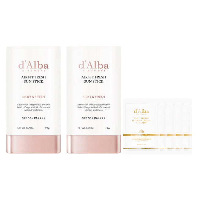D'ALBA  Air Fit Fresh Sunstick SPF50+ PA++++, 19g, 2 Pack
