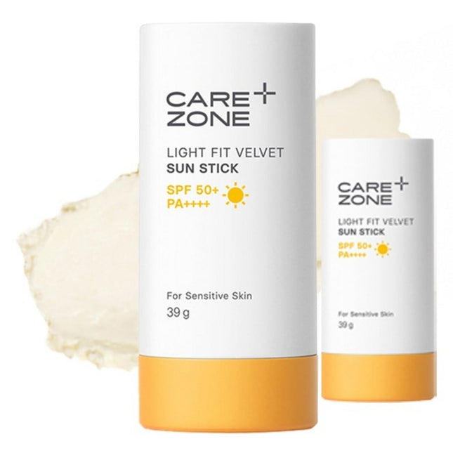 CAREZONE  Light Fit Velvet Sun Stick SPF50+ PA++++, 39g, 2 Pack