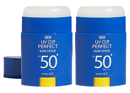 ENESTY  NEW UV CUT PERFECT SUNSTICK SPF50+ PA+++, 20g, 2 Count