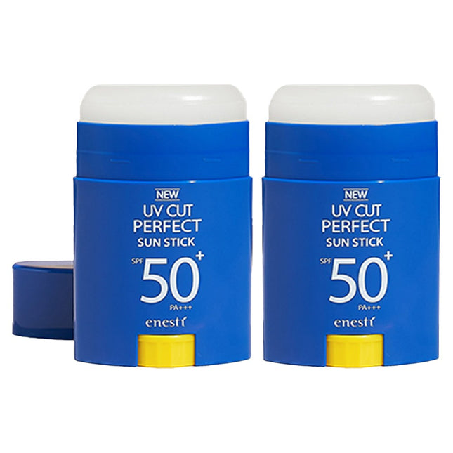 ENESTY  NEW UV CUT PERFECT SUNSTICK SPF50+ PA+++, 20g, 2 Count