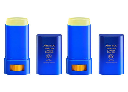 SHISEIDO  Perfect Sun Protector Clear Stick SPF50+ PA++++, 20g, 2 Count