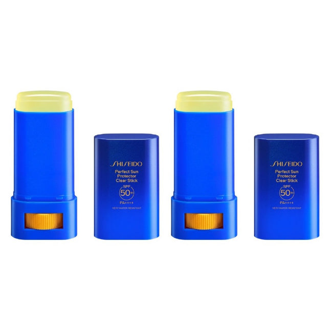 SHISEIDO  Perfect Sun Protector Clear Stick SPF50+ PA++++, 20g, 2 Count
