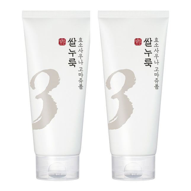 NUMBUZIN  No. 3 Rice Toner Scrub Cleansing Foam 170ml 2 Count