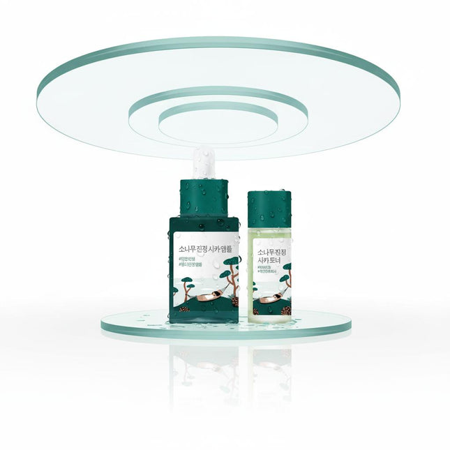 ROUND LAB Pine Calming Cica Ampoule 30ml +Toner 20ml