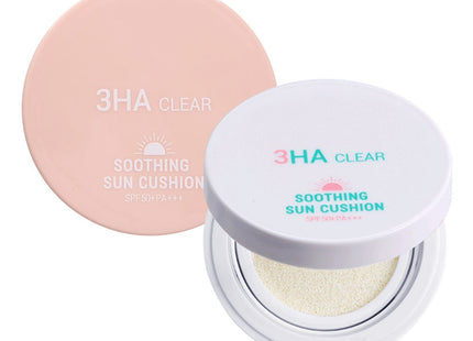 3HA  Clear Tone-Up Moisturizing Sun Cushion Beige+White 2-Piece Set