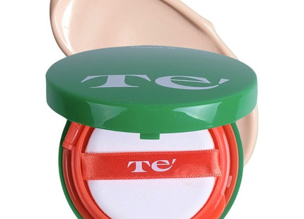 TETE Daily Inorganic Tone-Up Repeat Full Green Sun Cushion 14g + Refill 14g Set SPF35 PA++, 1 Set