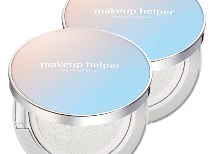 MAKEUPHELPER Makeuphelper Vegan Essence Sun Cushion SPF50+ PA++++, 20g, 2 Count