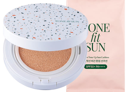TONGFUNSUN  Vegan Tone-Up Sun Cushion Set - 1 Set