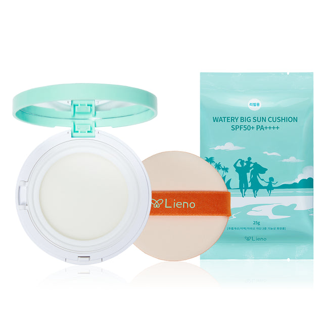 NONE Easydew EX | Cooling Sun Cushion | Sun Pact | Sun Cream SPF 50+ | 25g | 1 count