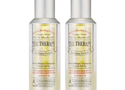 THE FACE SHOP  The Therapy Oil Drop Anti-Aging Serum, 45ml, 2 Count