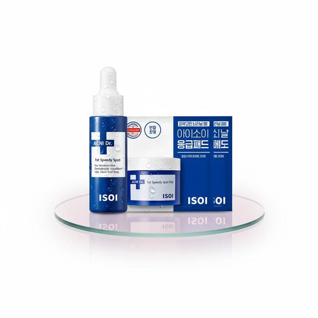 ISOI Acni Dr 1st Speedy Spot 14ml Set 14ml + Emergency Pad 4ea