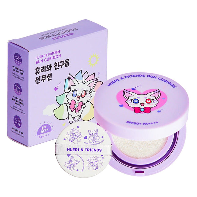 SUADAM  Baby & Kids Hurri & Friends Mineral Sun Cushion SPF50+ PA++++, 15g, 1 Count