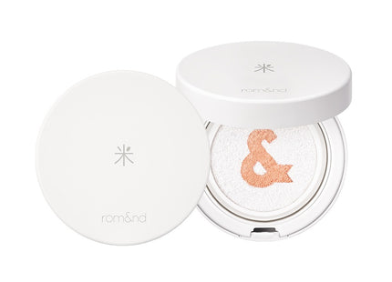 ROMAND  Backme Tone-up Sun Cushion SPF50+ PA++++, Peach + White, 1 Count