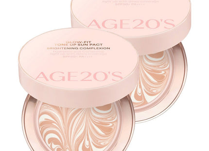AGE 20'S  GLOW FIT TONE UP SUN PACT SPF50+ PA++++, 12.5g, 2ea