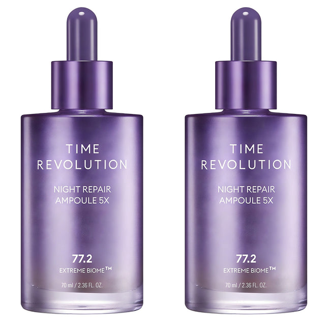 MISSHA  TIME REVOLUTION NIGHT REPAIR AMPOULE 5X, 70ml, 2 count