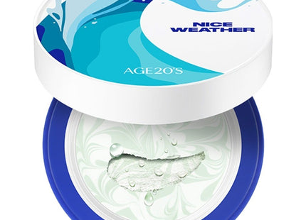 AGE 20'S  Nice Weather Edition Calming Sun Pact Full Set + Puff SPF50+ PA++++, 12.5g, 1 Set