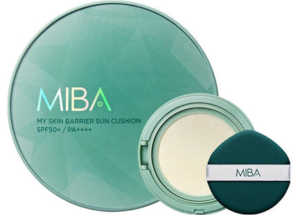 MIBA  My Skin Barrier King Sun Cushion SPF50+ PA++++ 25g + Refill 25g Set, 1 Count