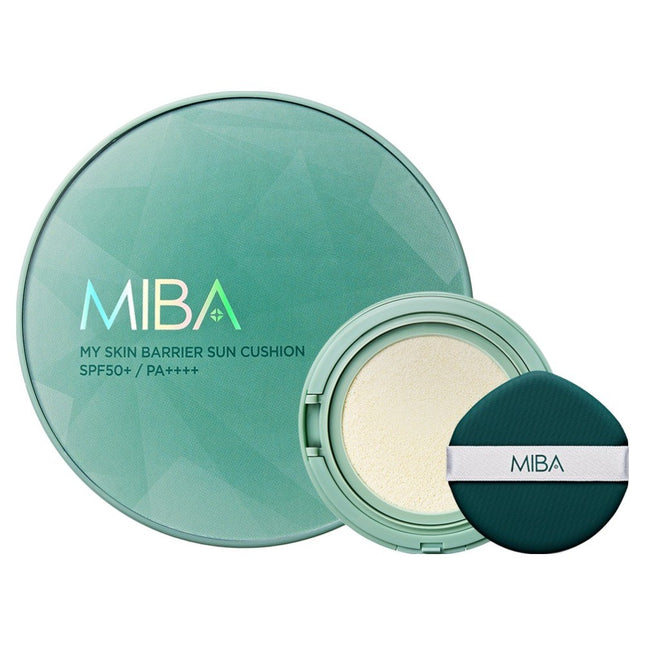 MIBA  My Skin Barrier King Sun Cushion SPF50+ PA++++ 25g + Refill 25g Set, 1 Count
