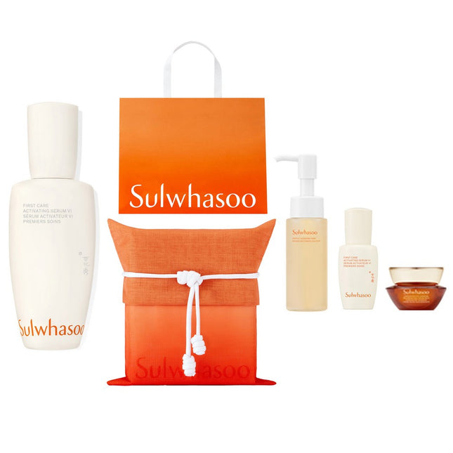 SULWHASOO First Care Activating Serum 90ml Set with Pouch & Shopping Bag