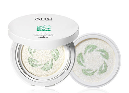 AHC  Safe On Mild Sun Cushion SPF50+ PA++++ 25g + Refill Set, 1 Set