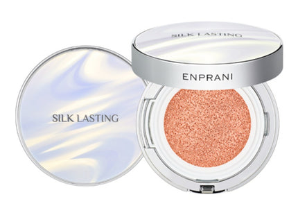 ENPRANI  Silk Lasting UV Tone-up Sun Cushion 15g SPF50 PA++++ + Refill 15g Set, 1 Set